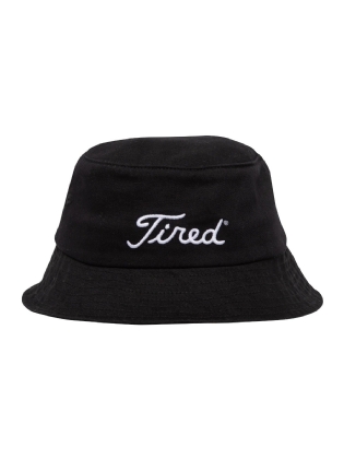 Bucket Tired Golf Logo Preto