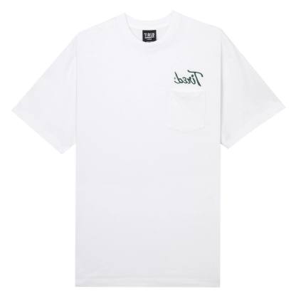 Camiseta Tired Workstation Pocket Branco