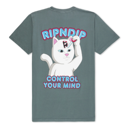 Camiseta Ripndip Control Your Mind Cinza