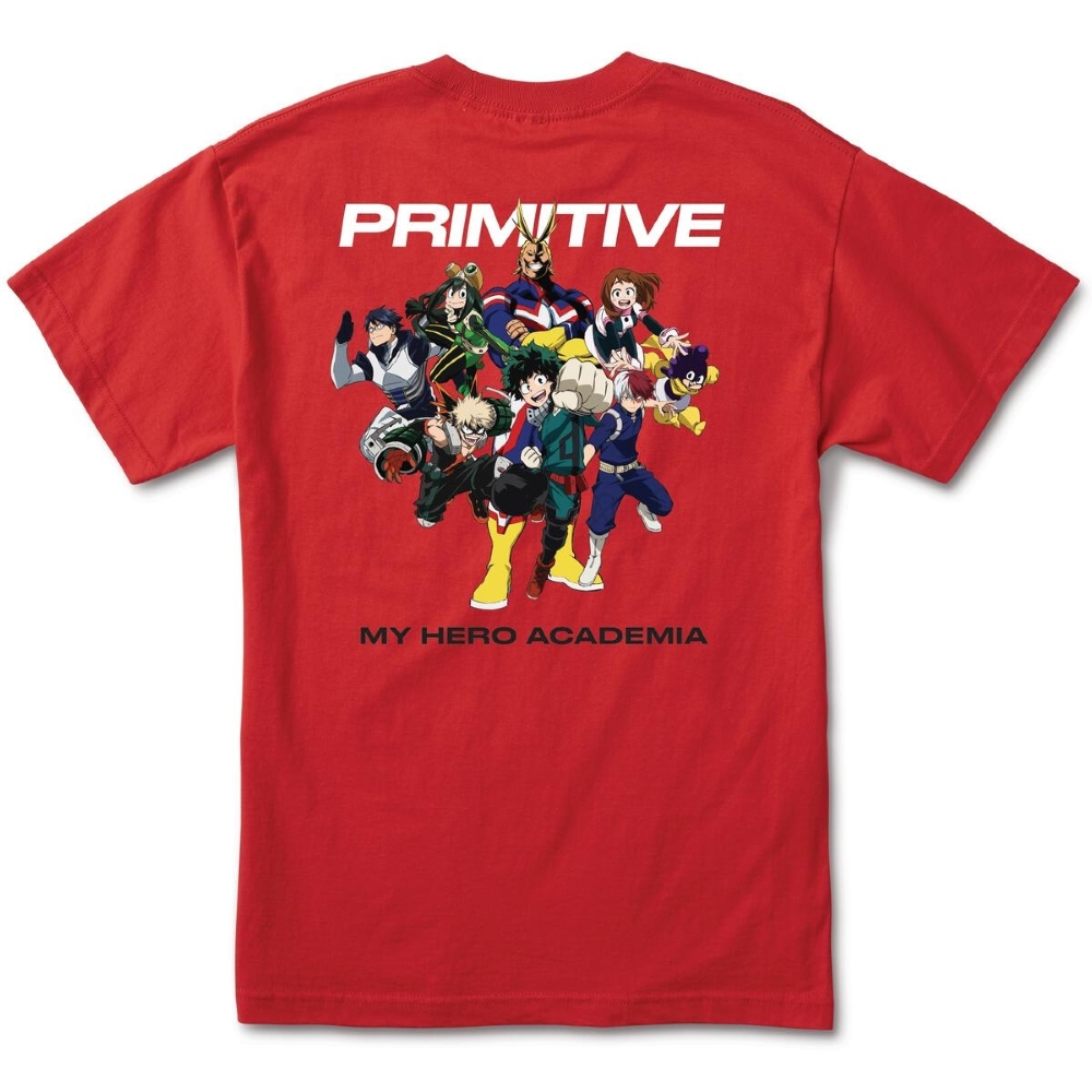 Camiseta Primitive Mha Vermelho