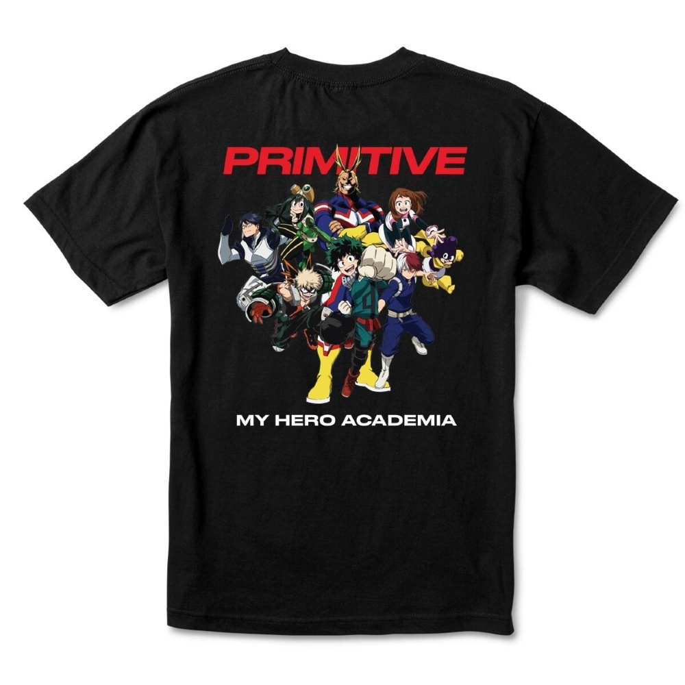 Camiseta Primitive Mha Preto