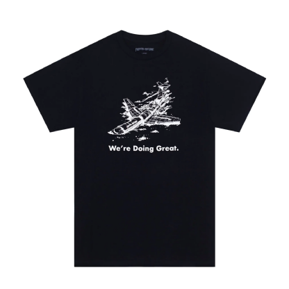 Camiseta F.awesome We Re Doing Great Preto