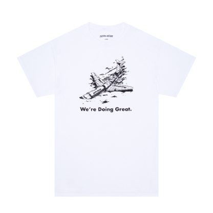 Camiseta F.awesome We Re Doing Great Branco