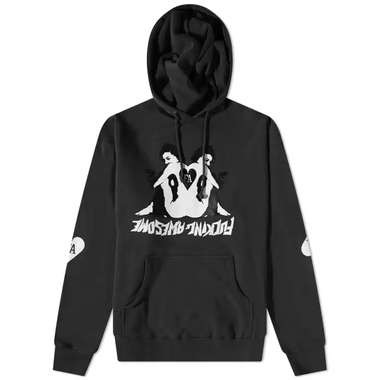 Moletom F.awesome Cards Hood Preto