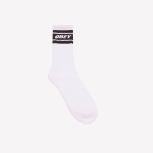 Meia Obey Cooper Ii Branco/preto