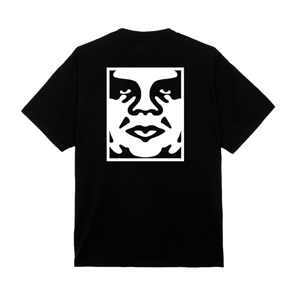 Camiseta Obey Bold Icon Heavyweight Preto