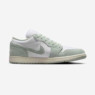 Tênis Nike Air Jordan 1 Low Se Branco/verde