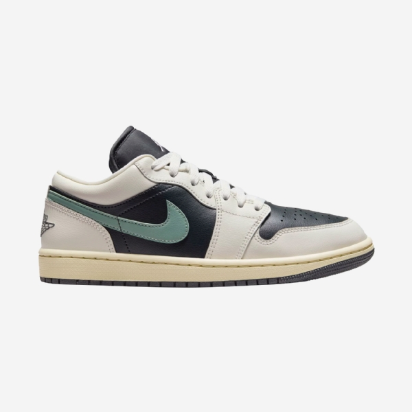 Tênis Feminino Nike Air Jordan 1 Low "jade Smoke" Cinza/verde