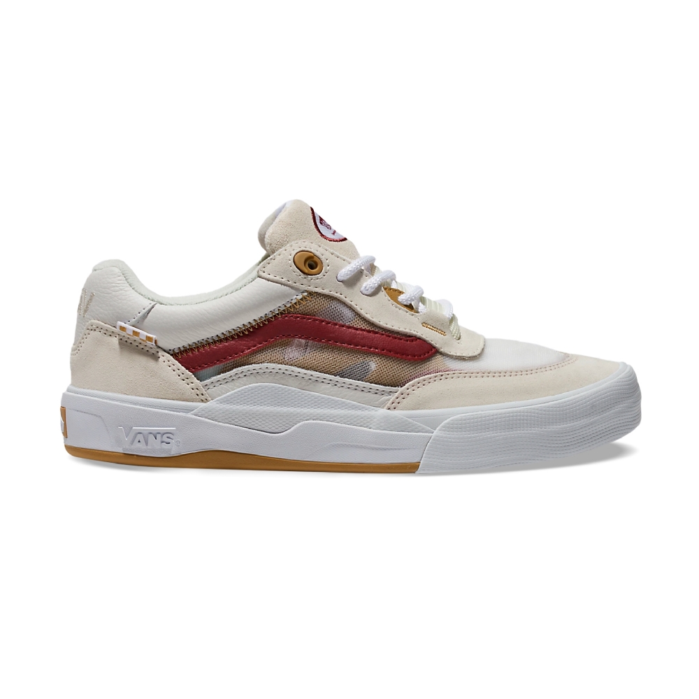 Tênis Vans Wayvee Tan/white Branco/vinho
