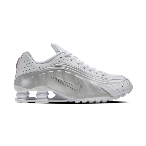 Tênis Women's Nike Shox R4 "white And Metallic Silver" Branco/cinza