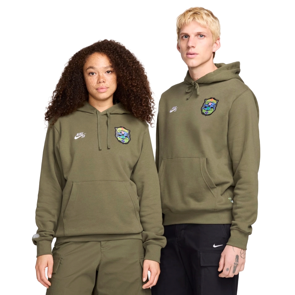 Moletom Nike Sb Olimpiadas Paris 2024 Chamelion Verde Oliva