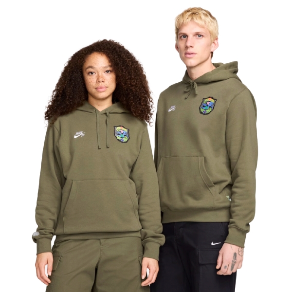 Moletom Nike Sb Olimpiadas Paris 2024 Chamelion Verde Oliva
