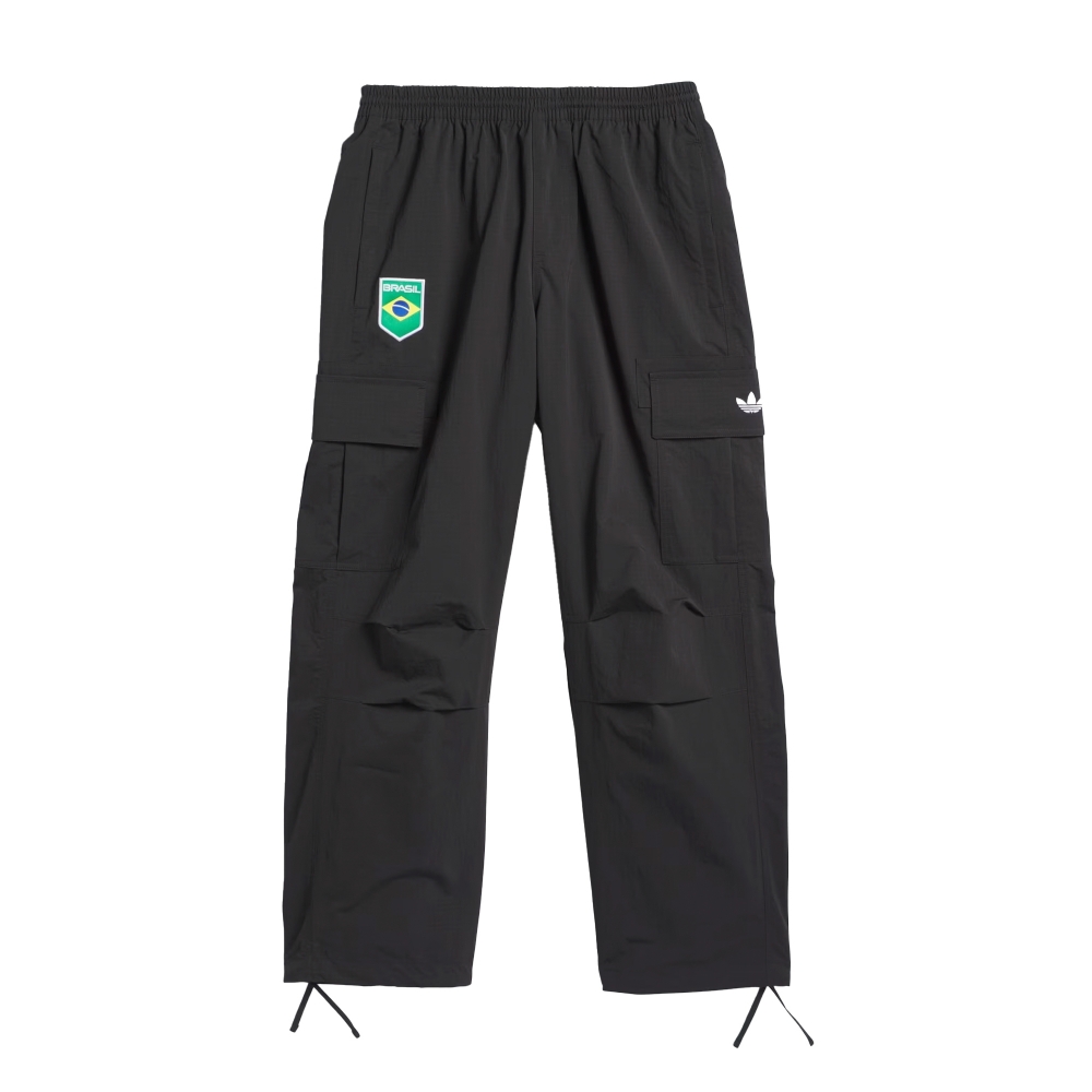 Calça Cargo Adidas Brasil Skateboarding Preto