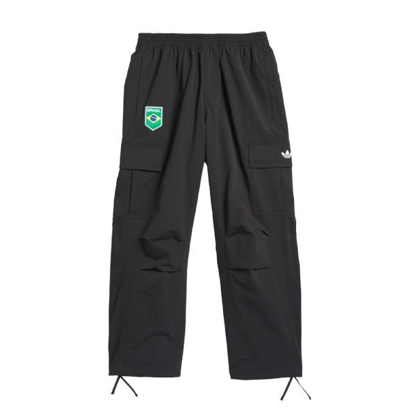 Calça Cargo Adidas Brasil Skateboarding Preto