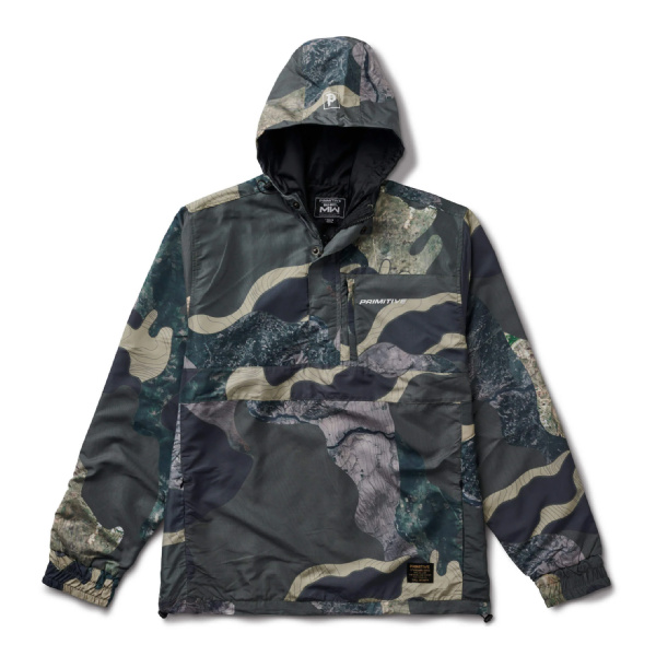 Jaqueta F.awesome Cut Off Logo Anorak Pullover Preto