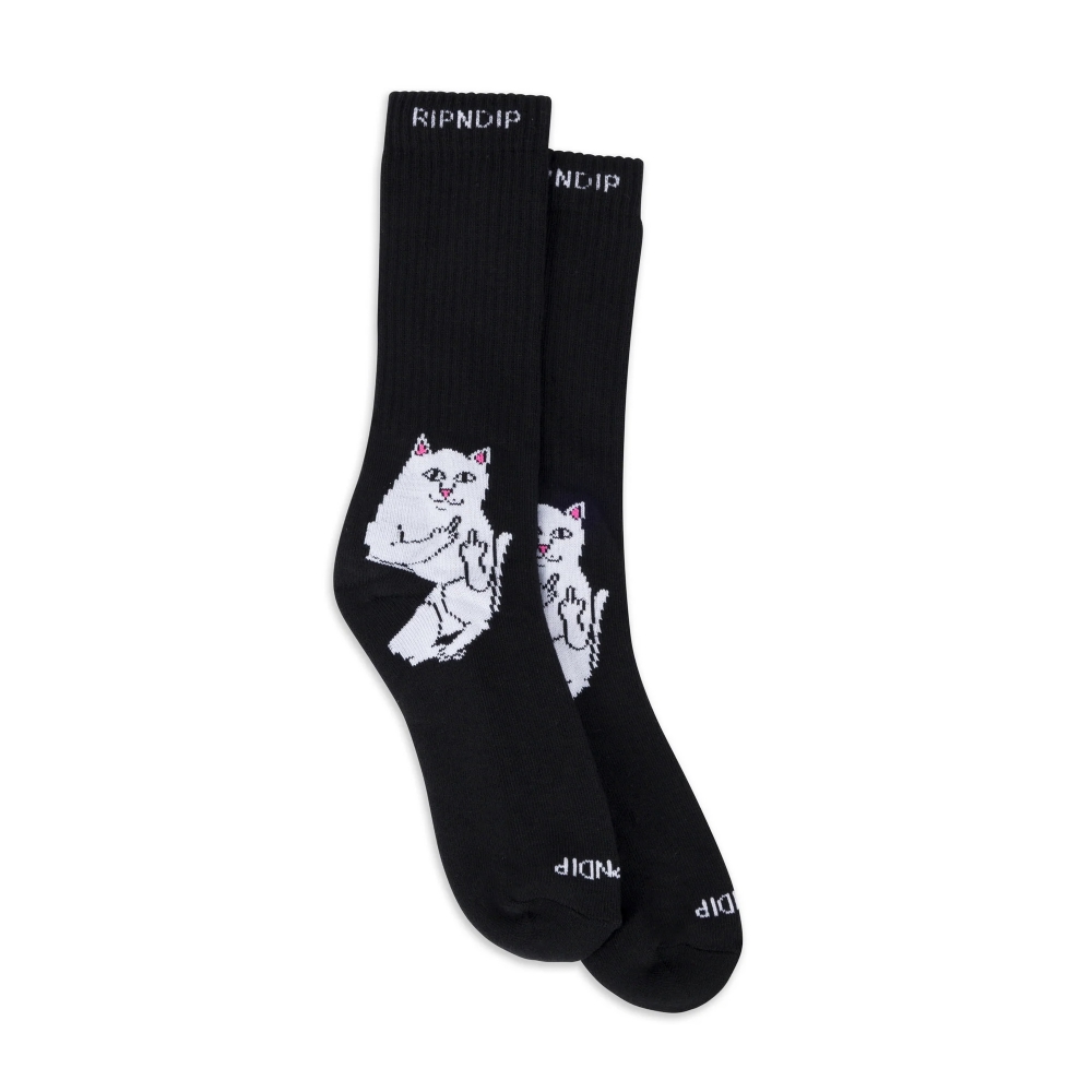 Meia Ripndip Lord Nermal Socks Preto