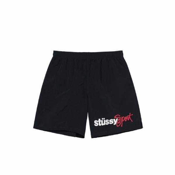 Short Stussy Prova D'água Preto