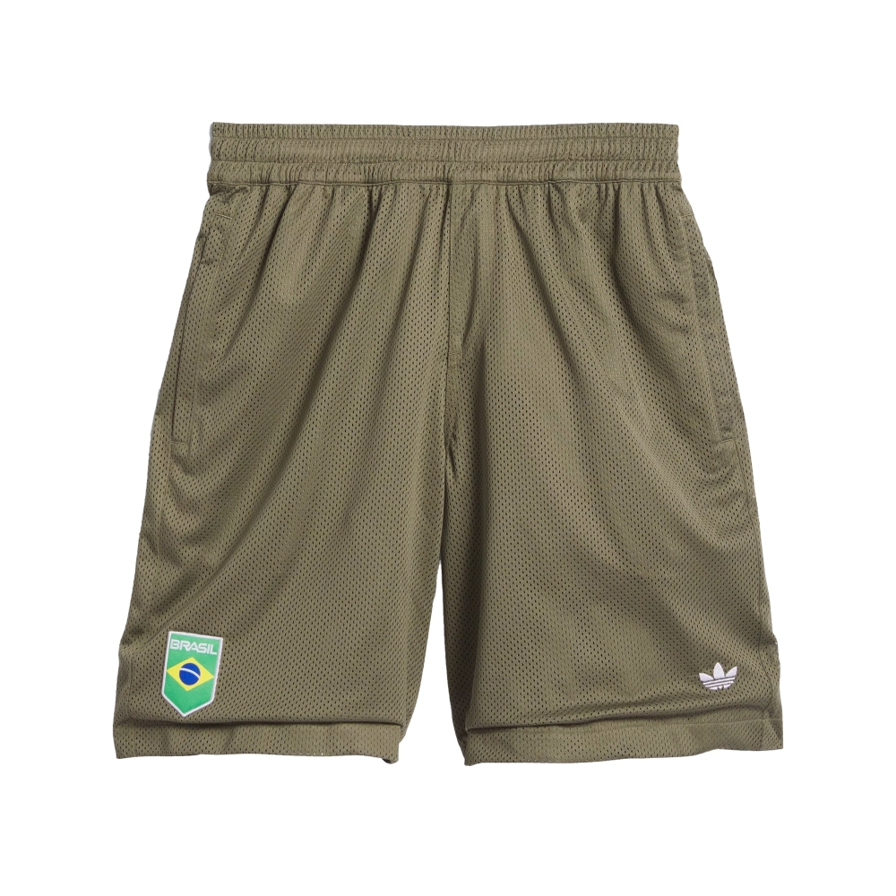 Shorts Adidas  Brasil Skateboarding Verde Oliva
