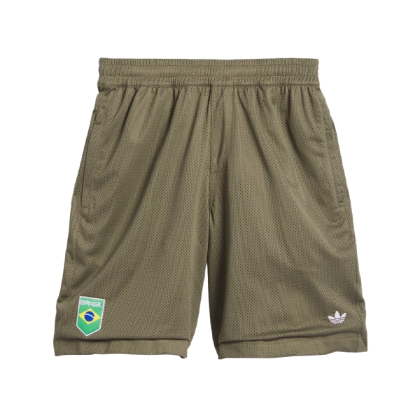 Shorts Adidas  Brasil Skateboarding Verde Oliva