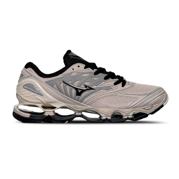 Tenis Mizuno Wave Prophecy Ls Bege/preto