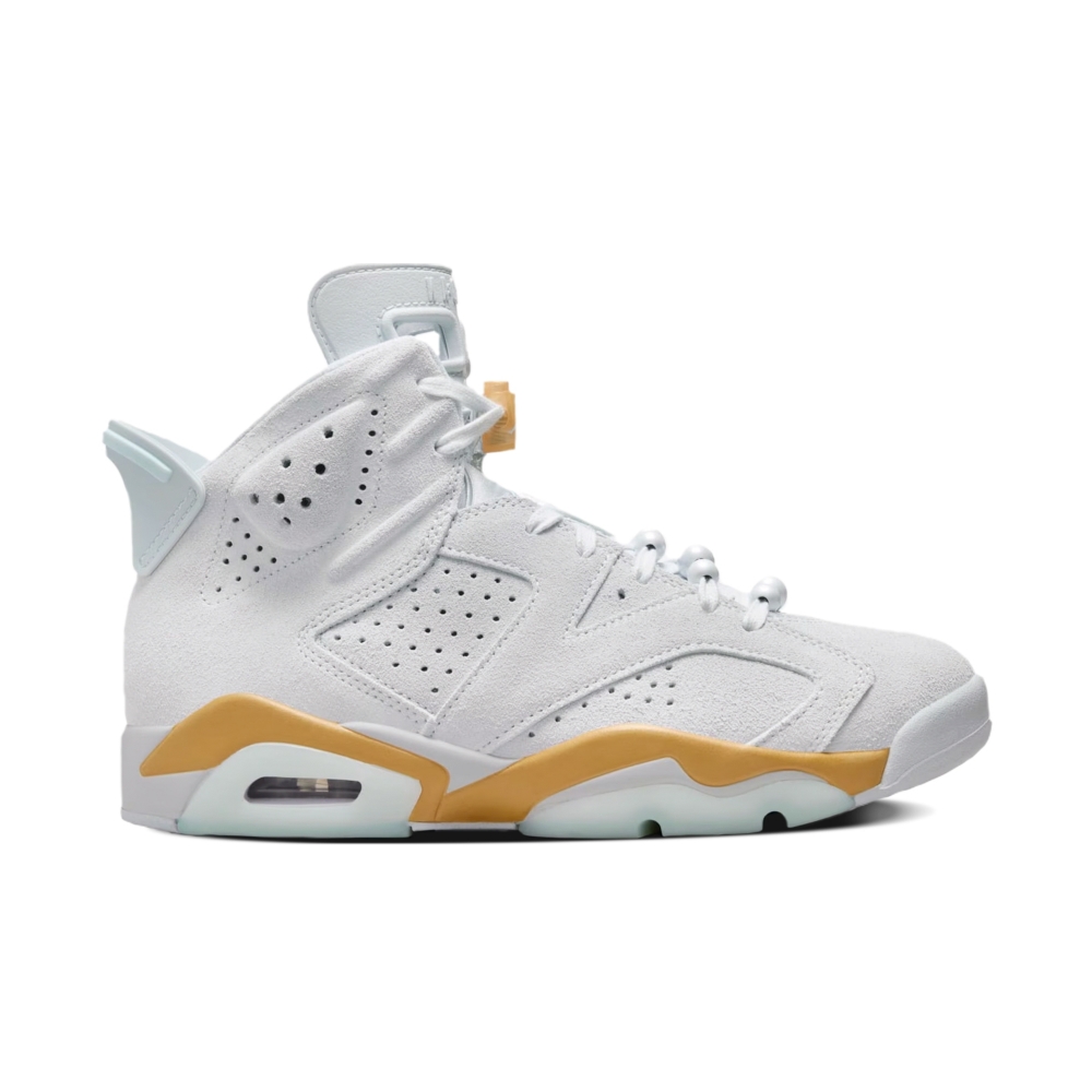 Tênis Nike Air Jordan 6 Retro Branco/amarelo