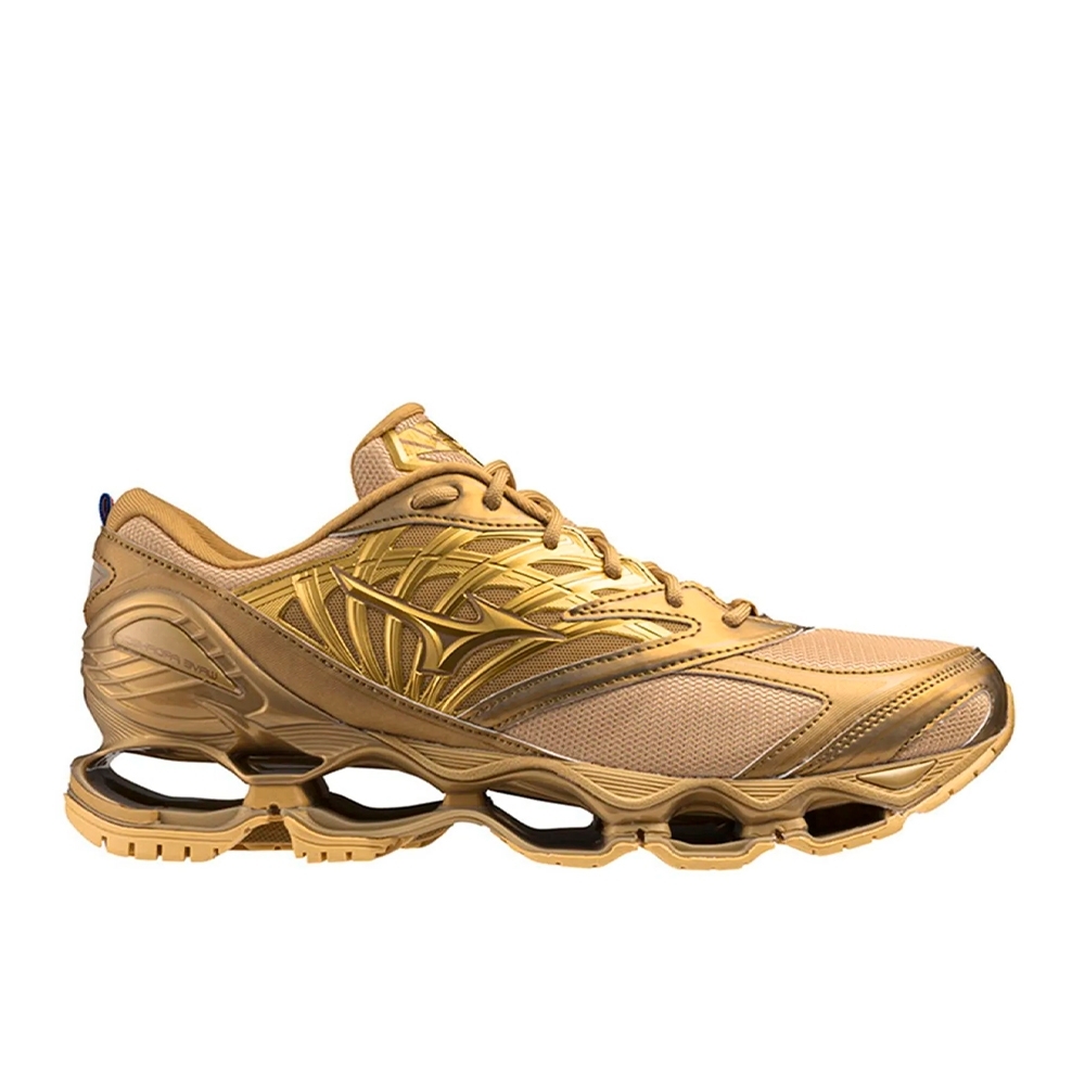 Tenis Mizuno Wave Prophecy Ls Dourado