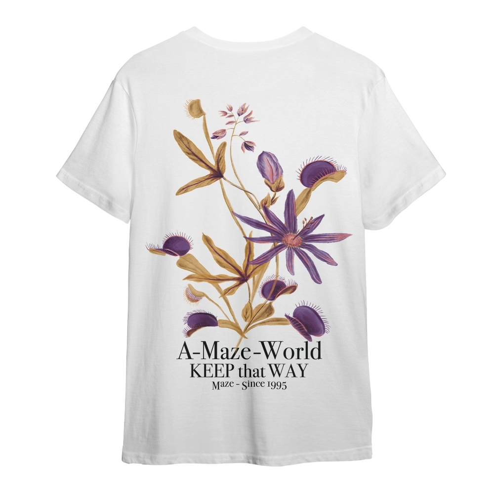 Camiseta Maze Off White World Branco