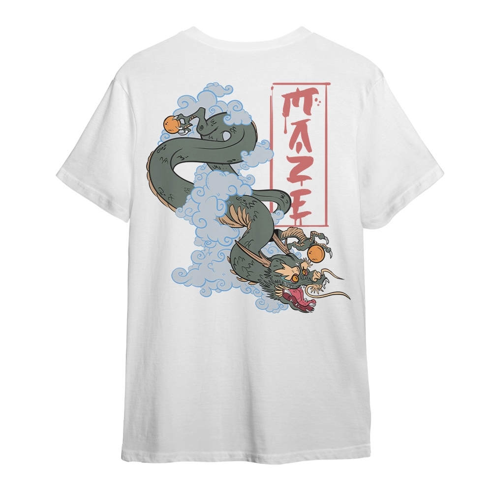 Camiseta Maze Dragon Branco