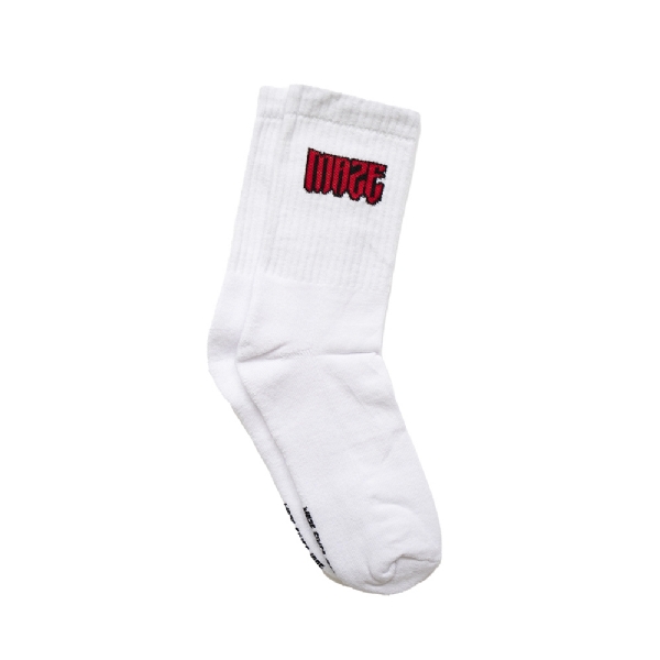 Meia Maze Skull Branco