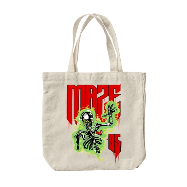 Ecobag Maze Skull Bege