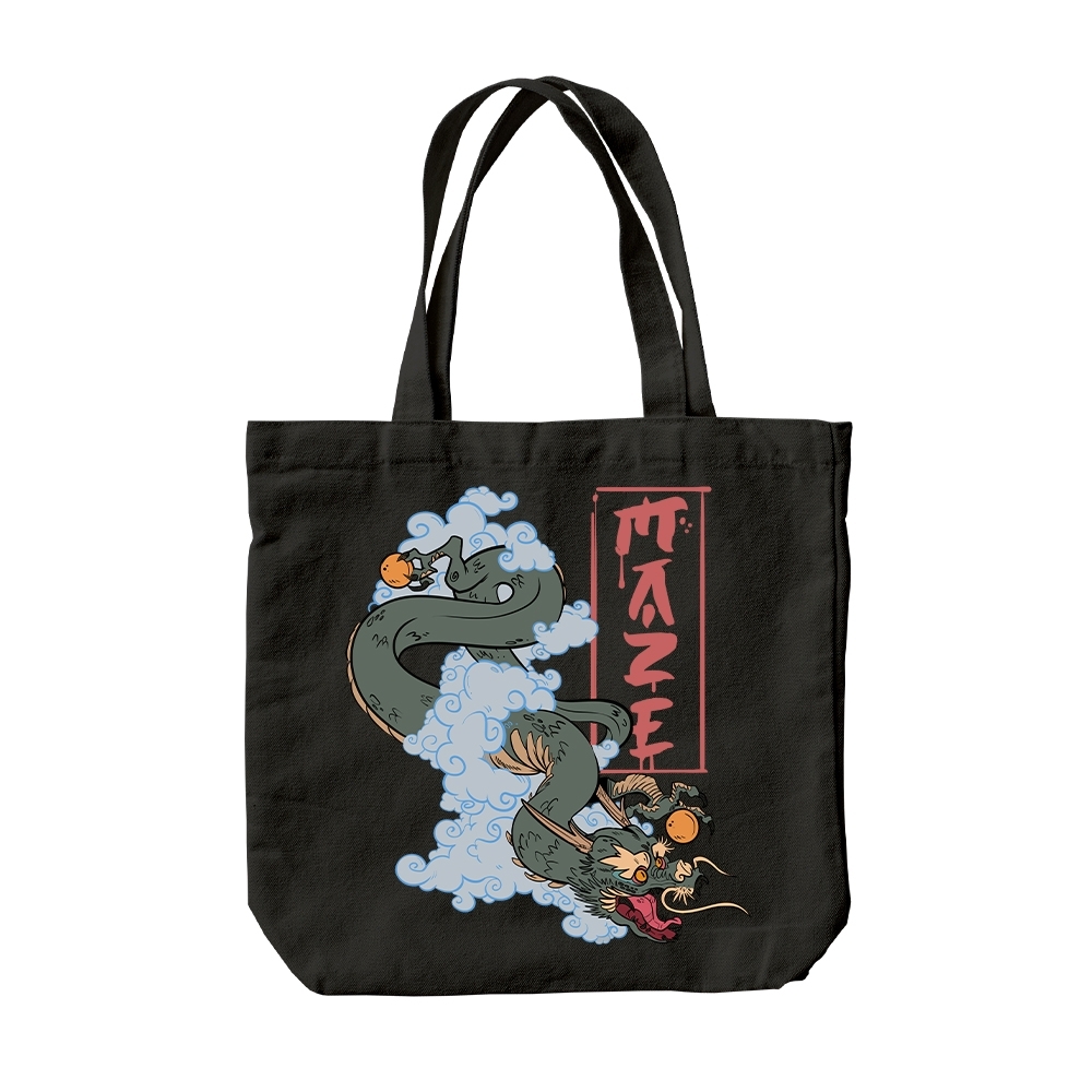 Ecobag Maze Dragon Preto