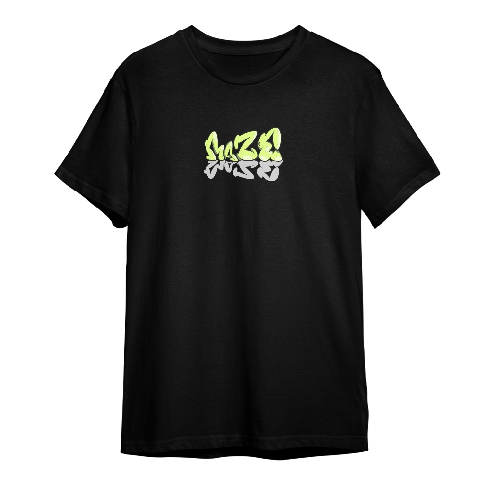 Camiseta Maze Green Logo Preto