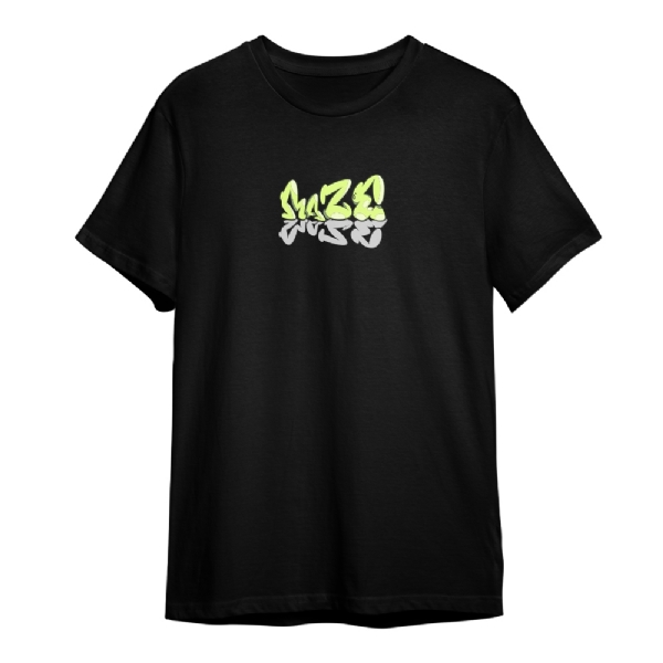 Camiseta Maze Green Logo Preto
