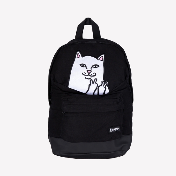 Mochila Ripndip Lord Nermal Corduroy Preto
