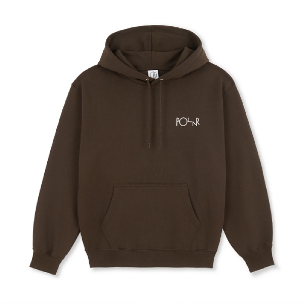 Moletom Polar Dave Stroke Logo Marrom