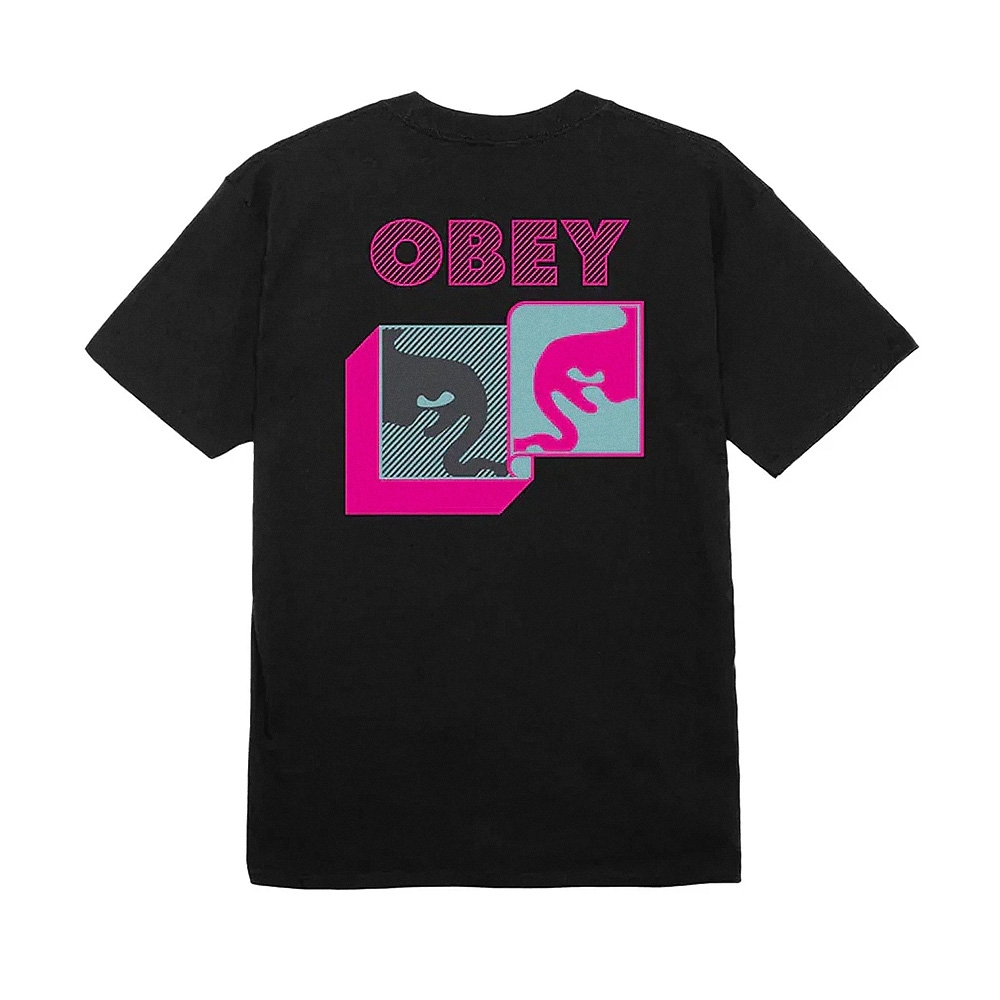 Camiseta Obey Post Modern Preto