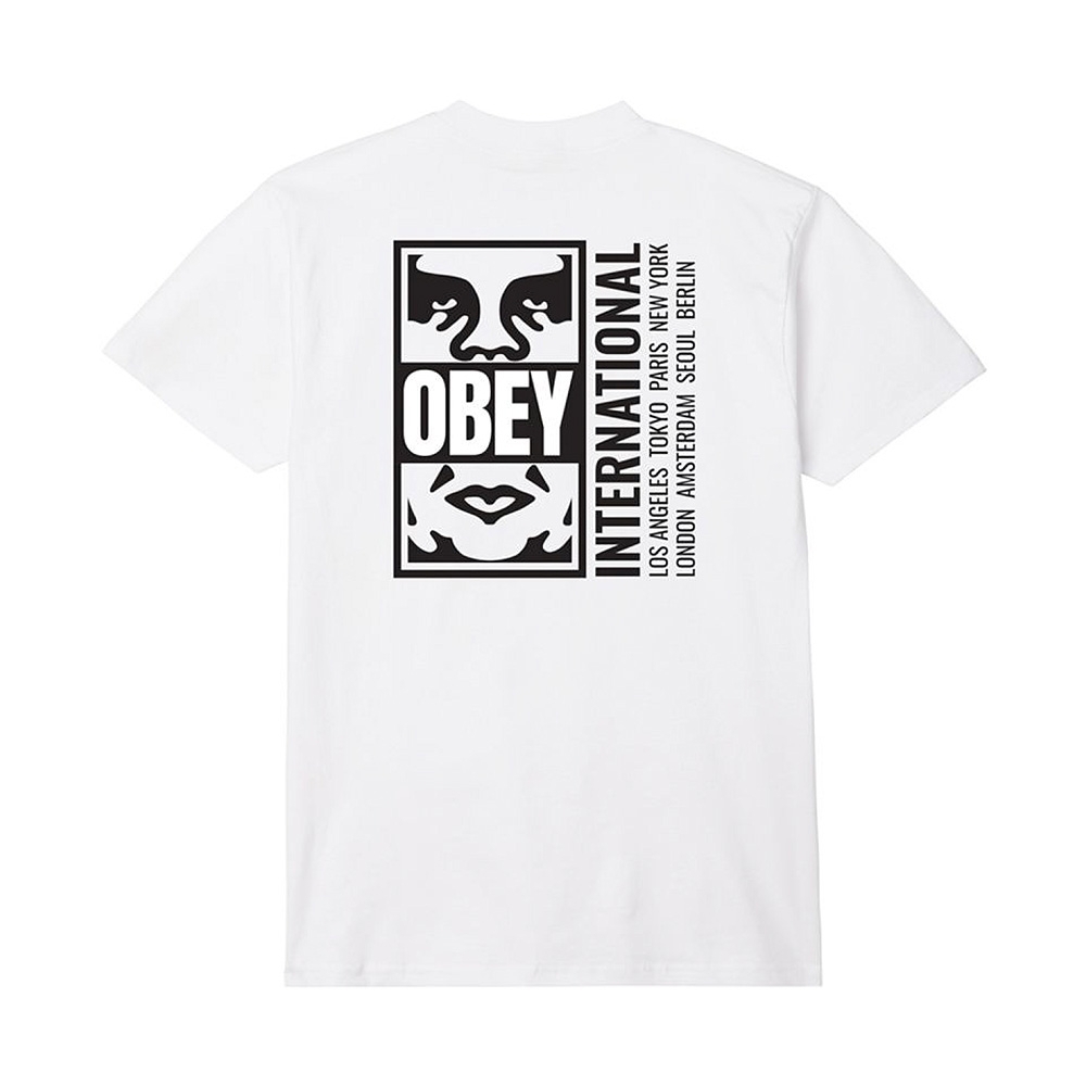 Camiseta Obey Icon Split Branco