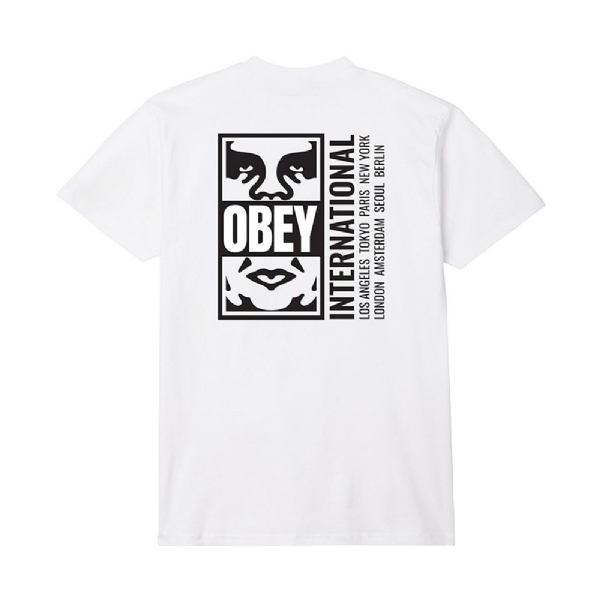Camiseta Obey Icon Split Branco