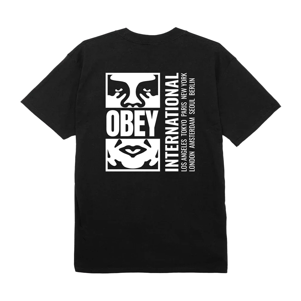Camiseta Obey Icon Split Preto