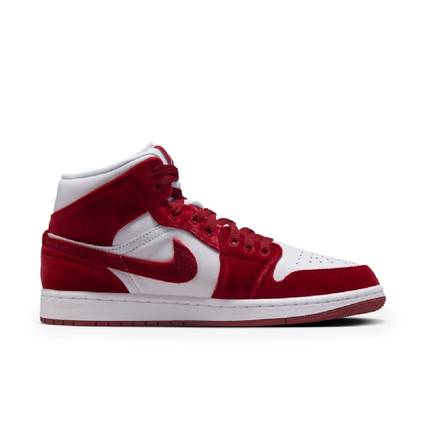 Tenis Nike Air Jordan 1 Mid Se Branco/vermelho