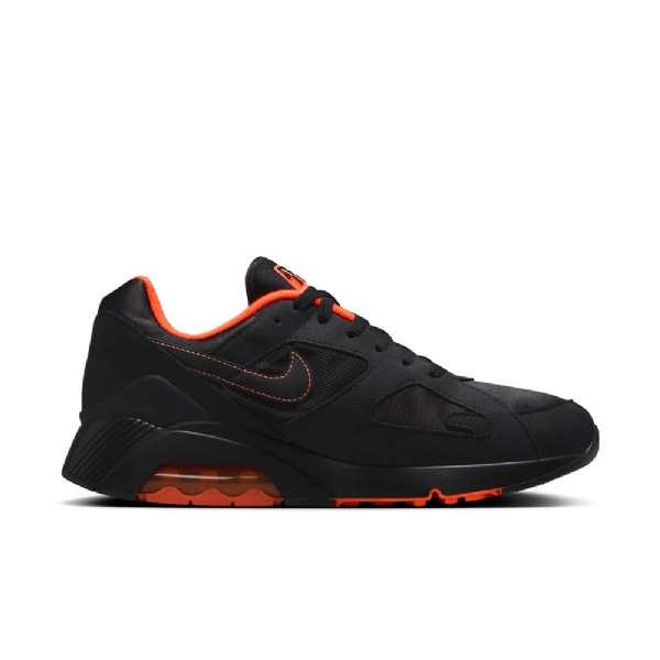 Tênis Nike Air 180 " Black And Hyper Crimson" Preto/laranja