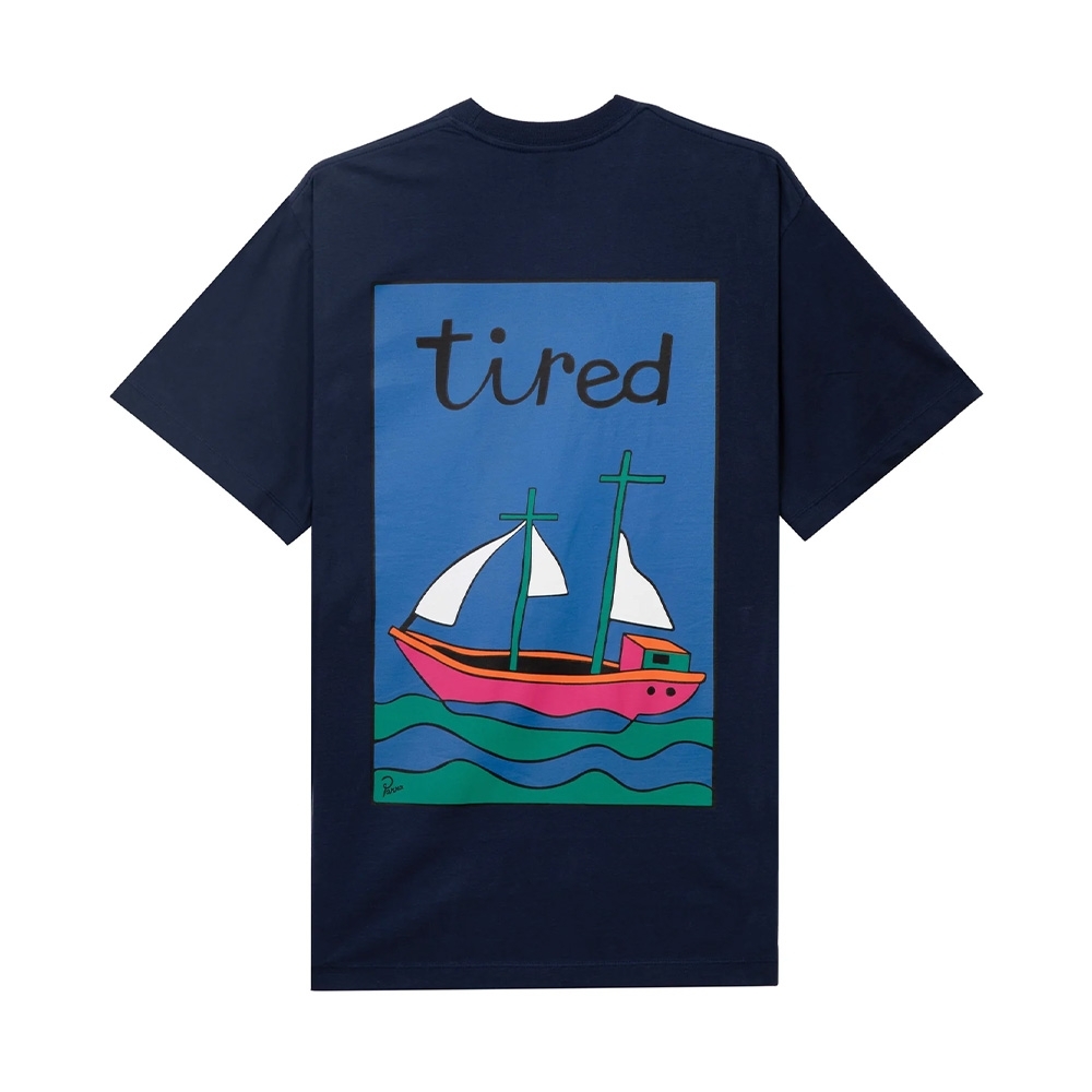 Camiseta Tired Ship Has Sailed Azul Marinho