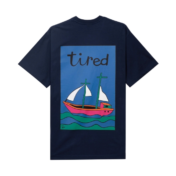 Camiseta Tired Ship Has Sailed Azul Marinho