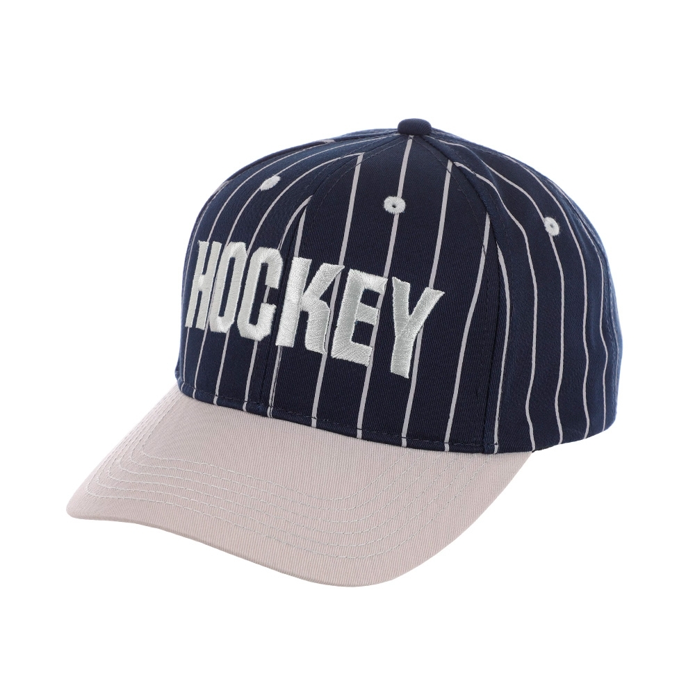 Boné Hockey Pinstriped Azul Marinho
