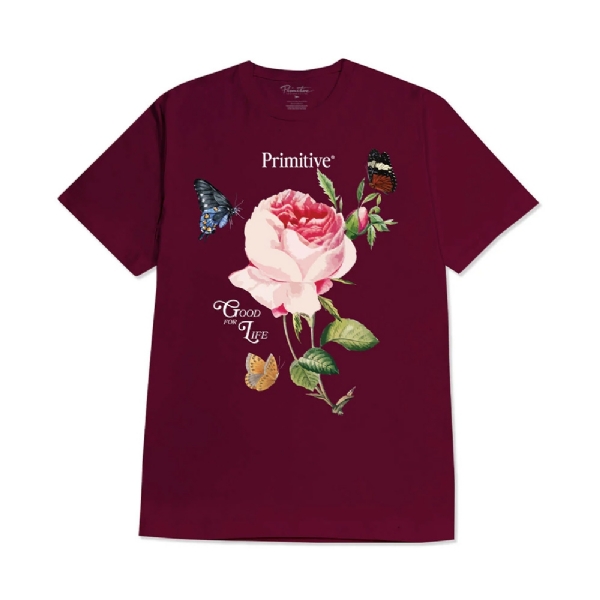 Camiseta Primitive Essense Vinho