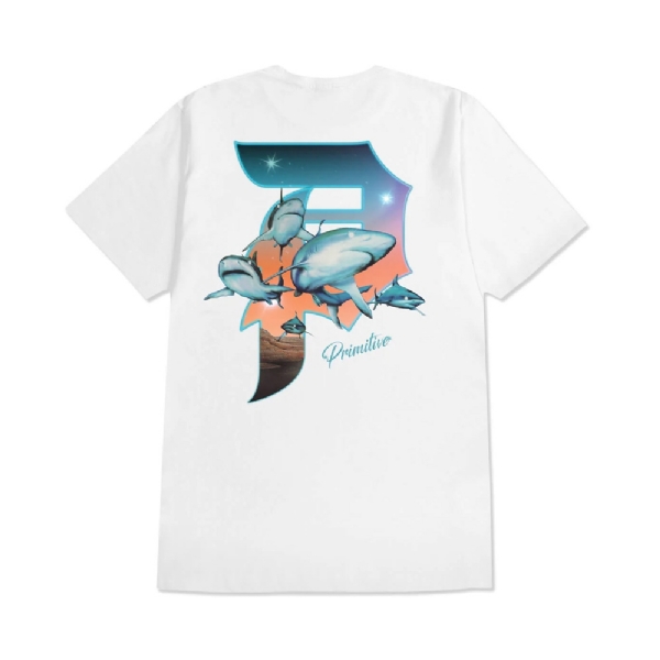 Camiseta Primitive Shiver Branco
