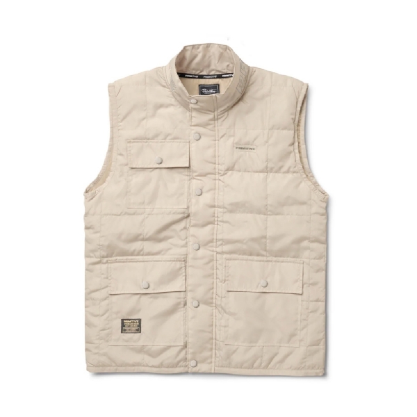 Colete Primitive Taylor Puffer Bege