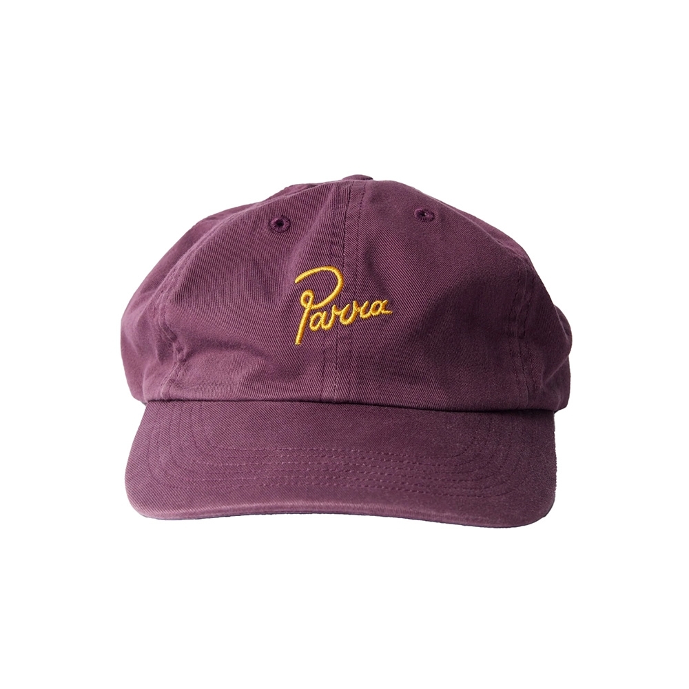 Boné Parra Script Logo 6 Panel Hat Vinho