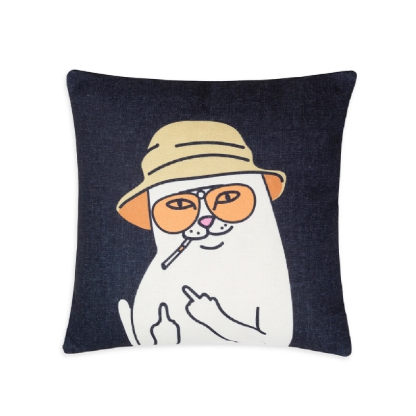 Almofada Ripndip Nermal S Thomson Jacquard Pillow Azul Marinho