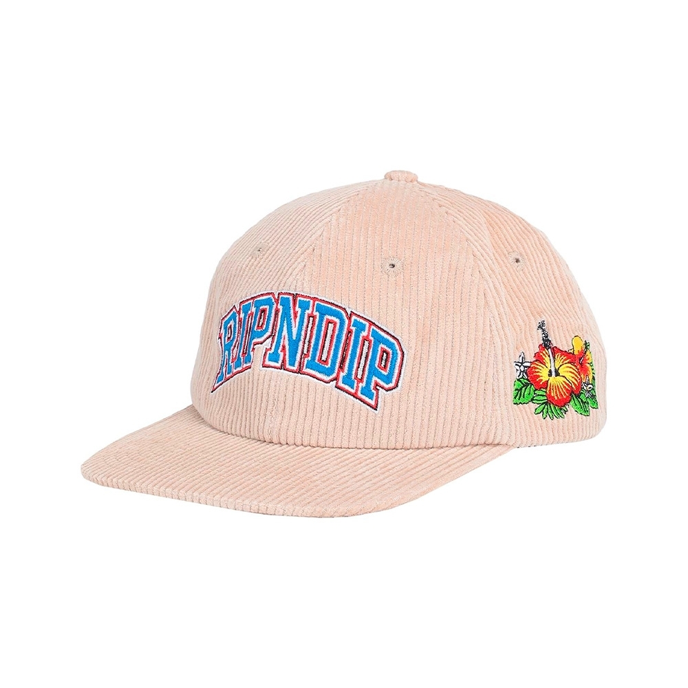 Boné Ripndip Summer Friends 6 Panel Corduroy Snapback Bege